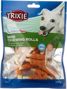 Trixie Denta Fun Mini Chicken Chewing Rolls 6cm